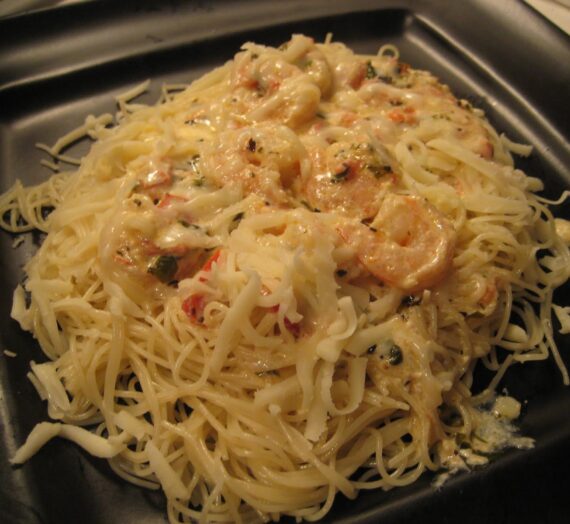 Shrimp Tomato Basil Alfredo Sauce