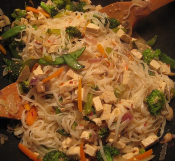 Rice Noodle Stir Fry