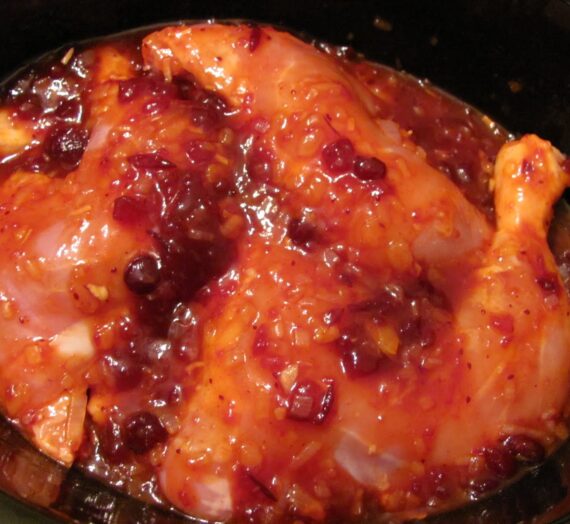 Slow Cooker Cranberry Chicken