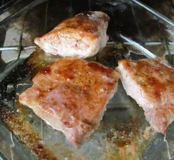 Strawberry Jam Pork Chops