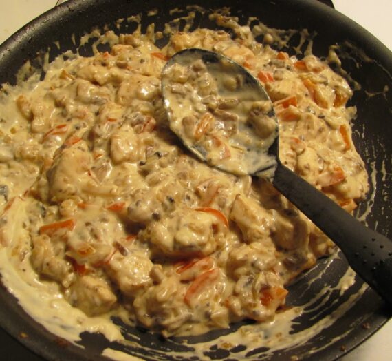 Blackened Chicken Stroganoff