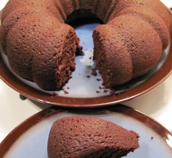 Dark Chocolate Cake (Low Fat)