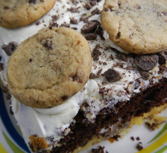 Chocolate Chip Cookie Dough Cake