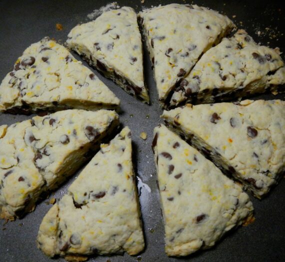 Orange Chocolate Chip Scones